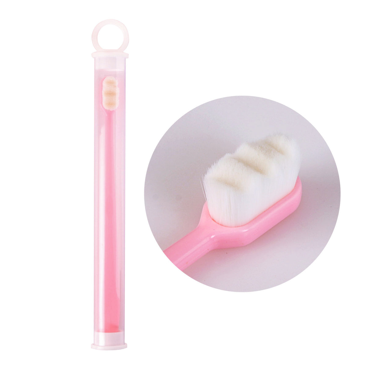 Ultra-fine Toothbrush Super Soft Bristle Deep Cleaning Brush Portable For Oral Care Tools