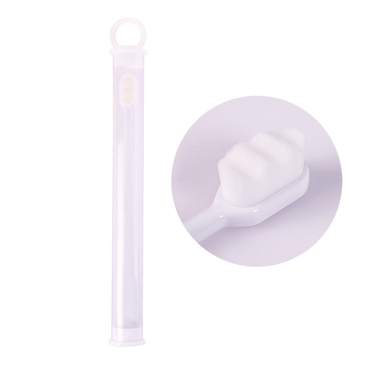 Ultra-fine Toothbrush Super Soft Bristle Deep Cleaning Brush Portable For Oral Care Tools